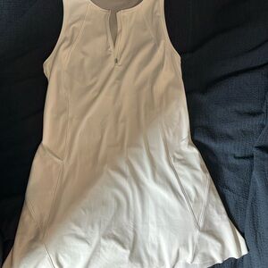Athleta Cream Athletic Tank Top